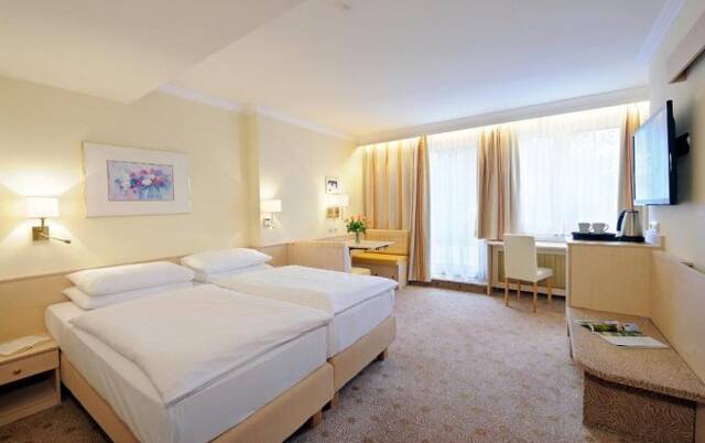 Tweepersoonskamer van Hotel Scherer Salzburg