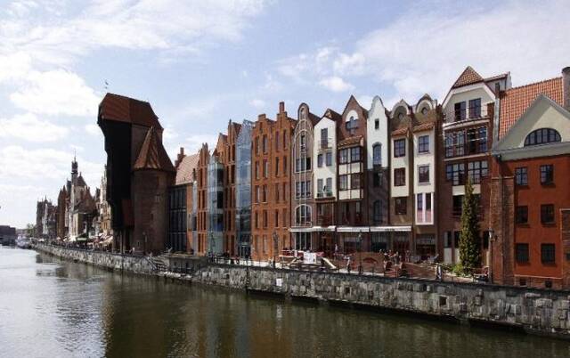 Gebouw van Hotel Hanza Gdańsk