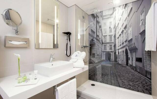 Badkamer van Hotel NH Collection Wien Zentrum Wenen