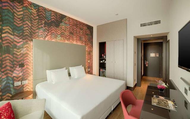 Tweepersoonskamer van NH Collection Milano President Milaan