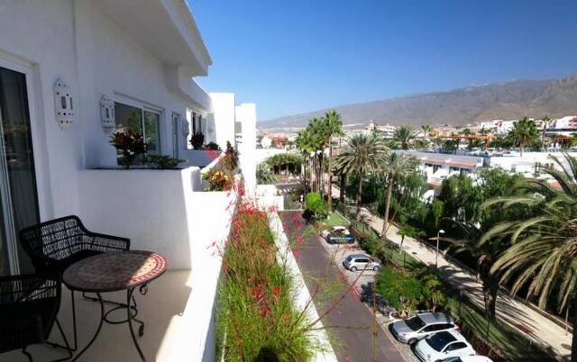 Balkon van Hotel Jardin Tropical Tenerife