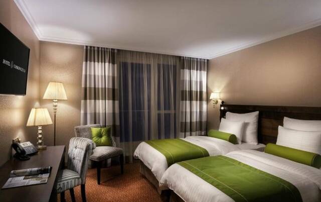 Tweepersoonskamer van Hotel Cosmopolitan in Praag
