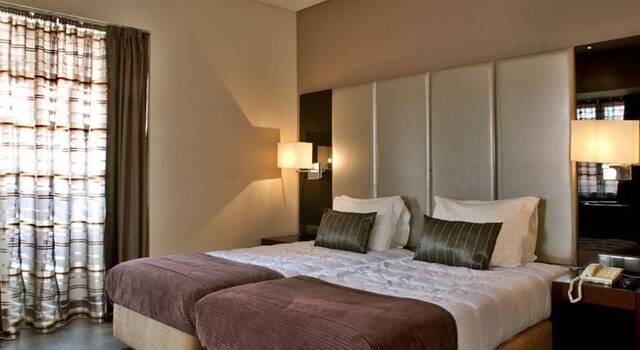 Tweepersoonskamer van Hotel Turim Restauradores in Lissabon