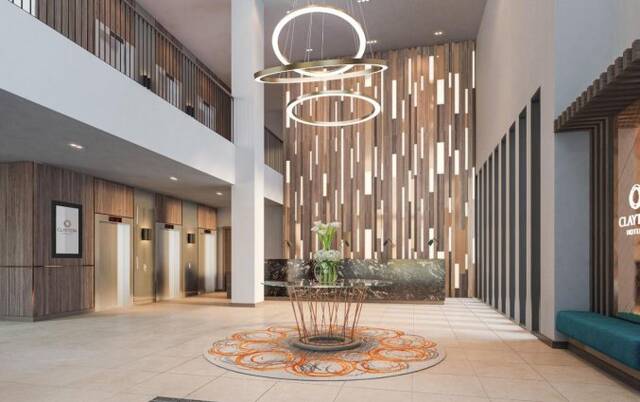 Lobby van Clayton Hotel Manchester City Centre Manchester