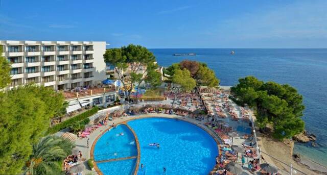Bovenaanzicht op ALUA MIAMI IBIZA