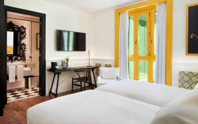 Tweepersoonskamer van Hotel H10 Casa de la Plata Sevilla