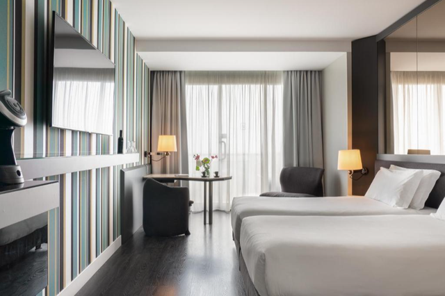 Tweepersoonskamer van Hotel The Nicolaus Bari