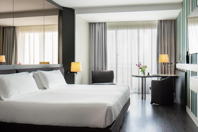 Tweepersoonskamer van Hotel The Nicolaus Bari
