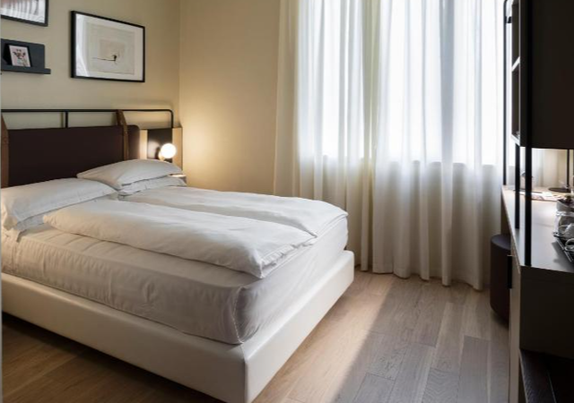 Kamer van I Portici Hotel Bologna