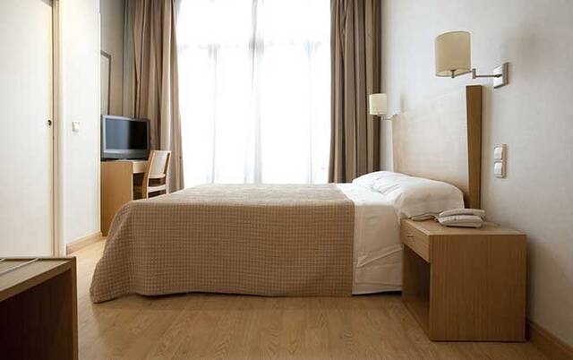 Tweepersoonskamer van Hotel Regente in Madrid