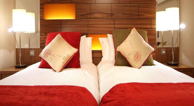 Tweepersoonskamer van Hotel Clontarf Castle in Dublin