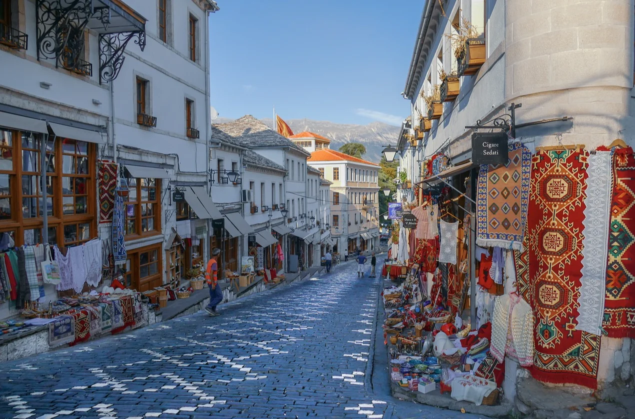 Gjirokaster bazaar