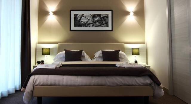 Tweepersoonskamer van Hotel Stelle in Napels