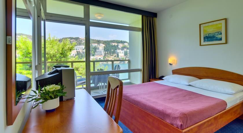 Tweepersoonskamer van Hotel Vis in Dubrovnik