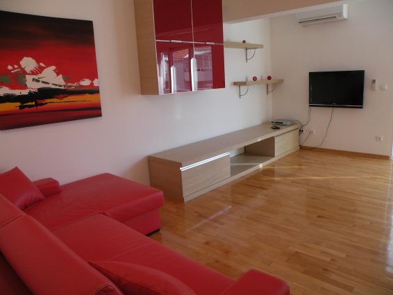 Woonkamer van een appartement van appartementen Villa Rosa in Dubrovnik