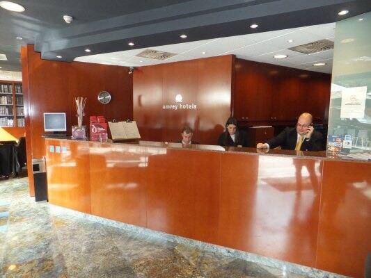 Receptie van Hotel Amrey Sant Pau in Barcelona
