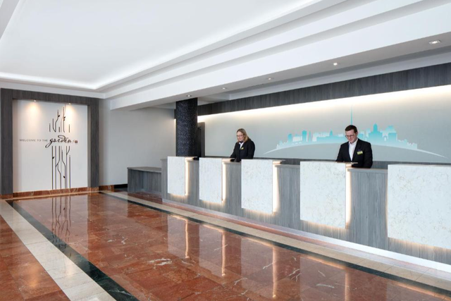 Receptie Hilton Garden Inn Dublin City Centre