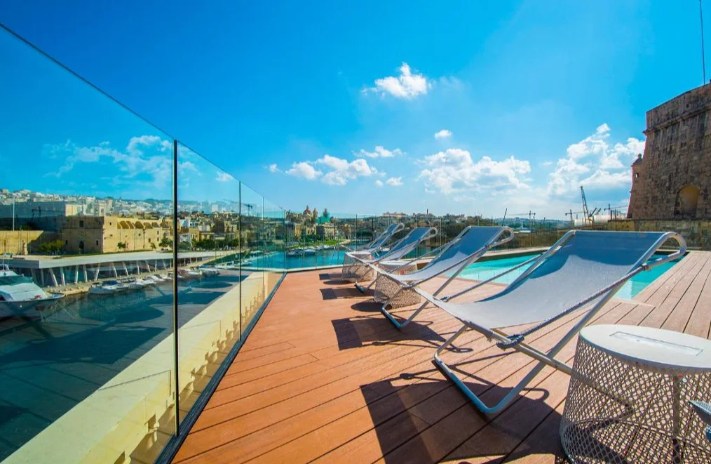Hotel Cugo Gran Macina Grand Harbour ligbedden 