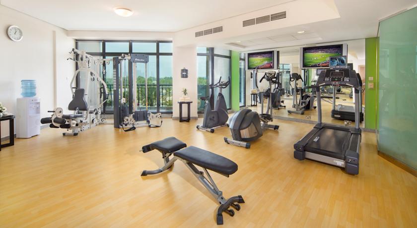 Fitnessruimte van Hotel Arabian Park in Dubai