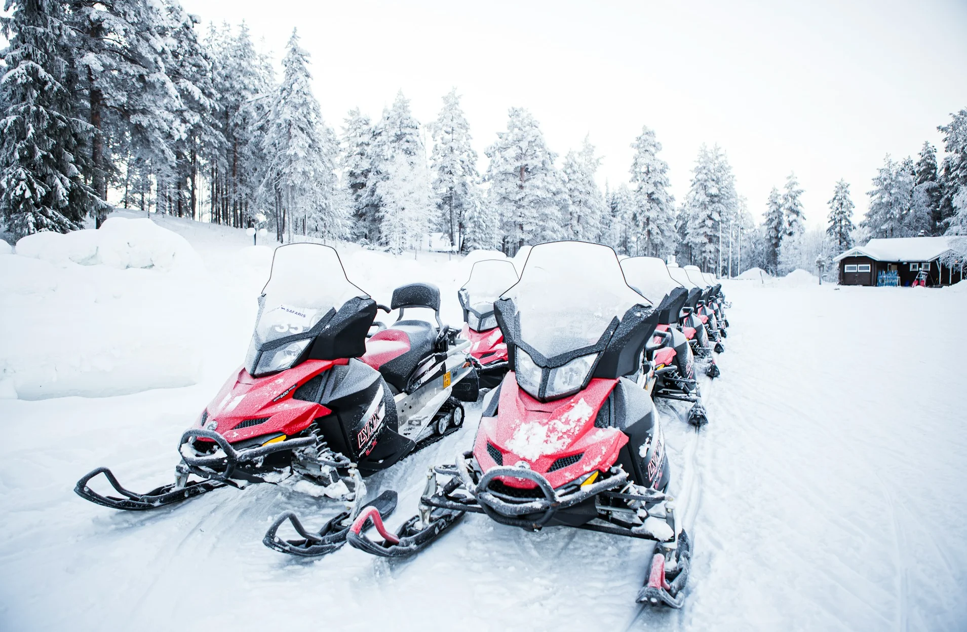 Sneeuwscooter Lapland