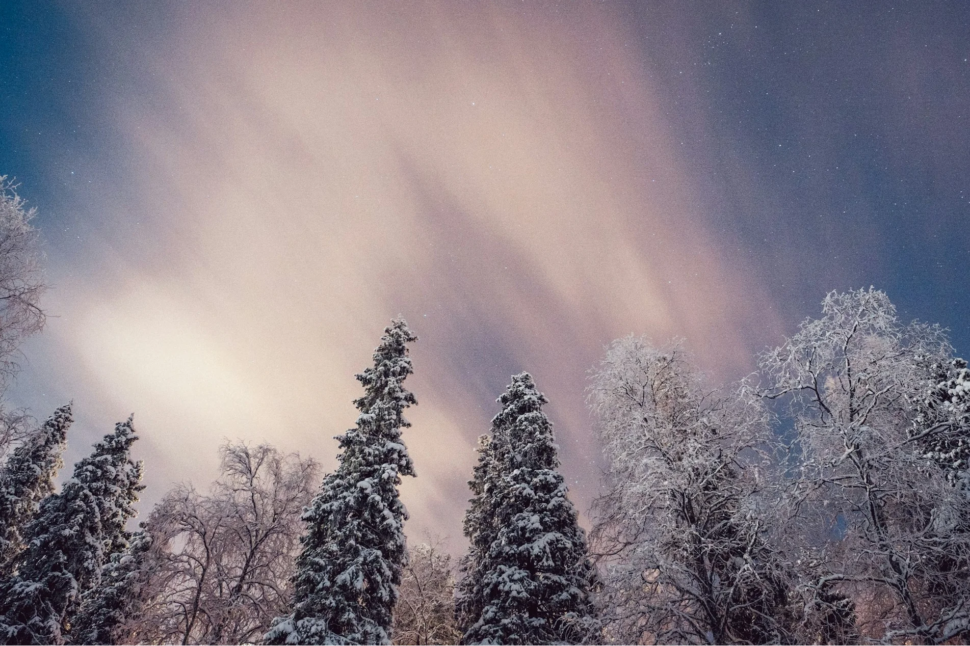 Winterlucht Lapland