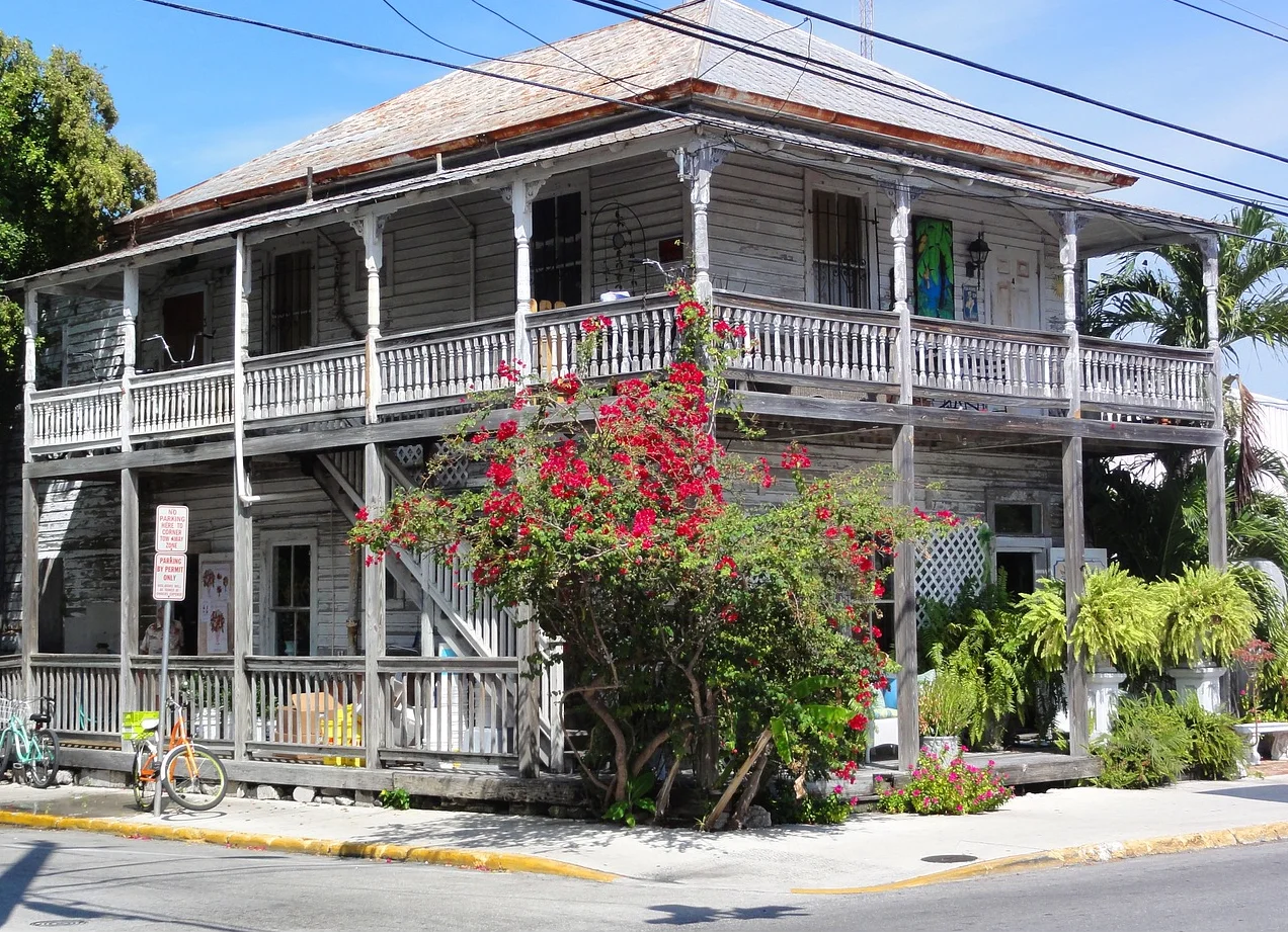 Key West koloniaal gebouw