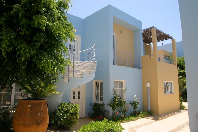 Buitenkant van appartementen Furtura vakantie Kreta
