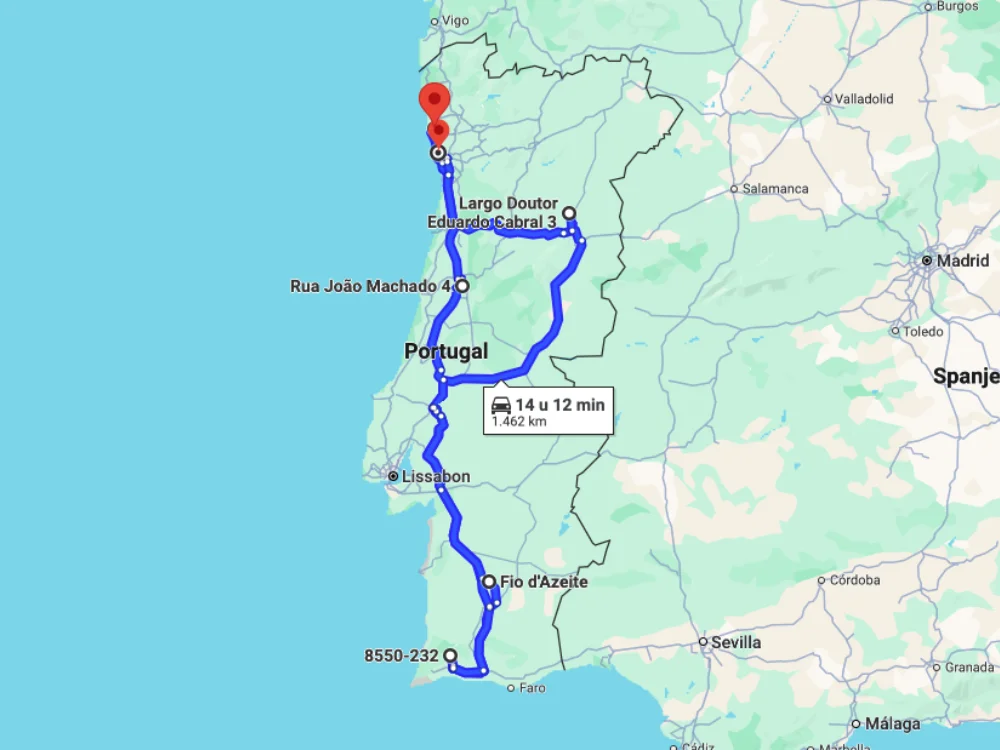 Route Portugal