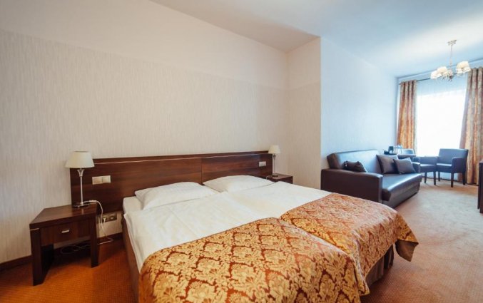 Tweepersoonskamer van Hotel Rezydent in Krakau