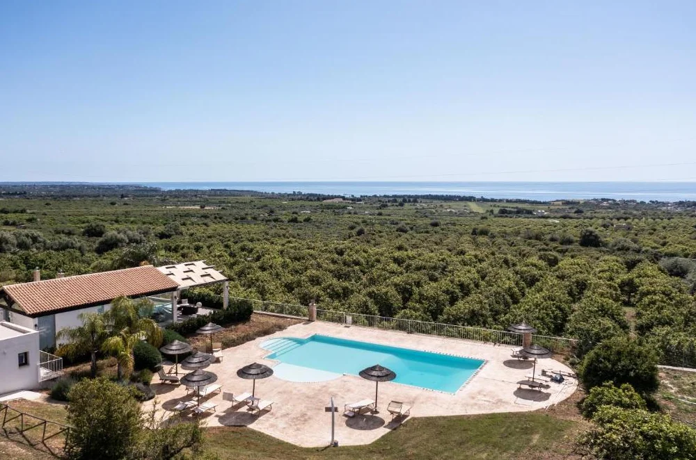 Agriturismo Alle Riserve Cavagrande uitzicht