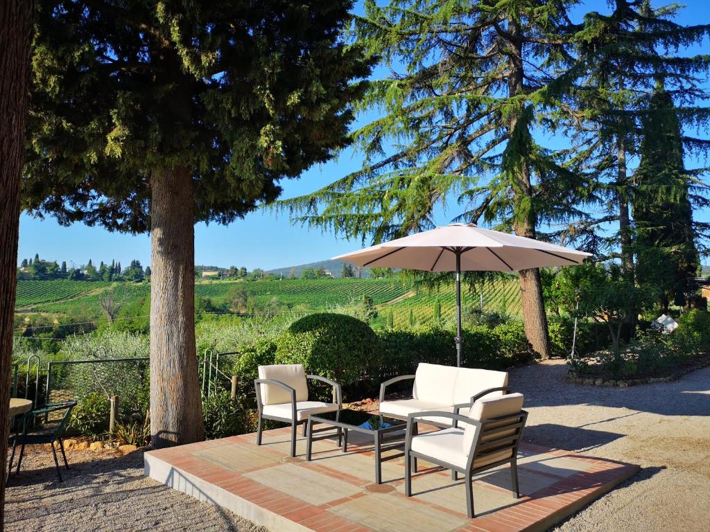 Il Casale del Cotone - terras met loungeset