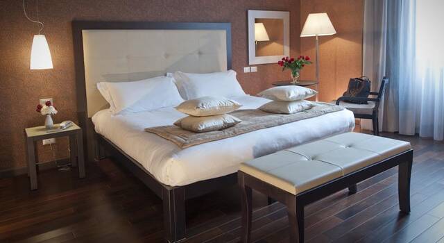 Tweepersoonskamer van Hotel Fiume in Rome