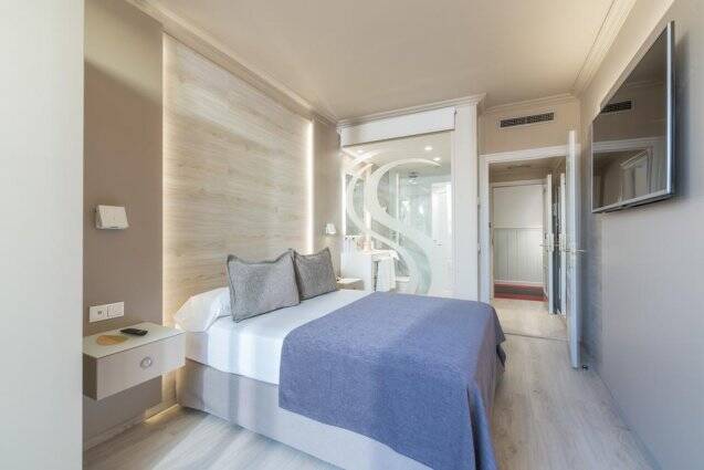 Tweepersoonskamer van Hotel Pere IV in Barcelona