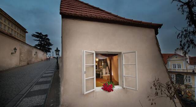 Gebouw van Hotel Design Neruda Praag