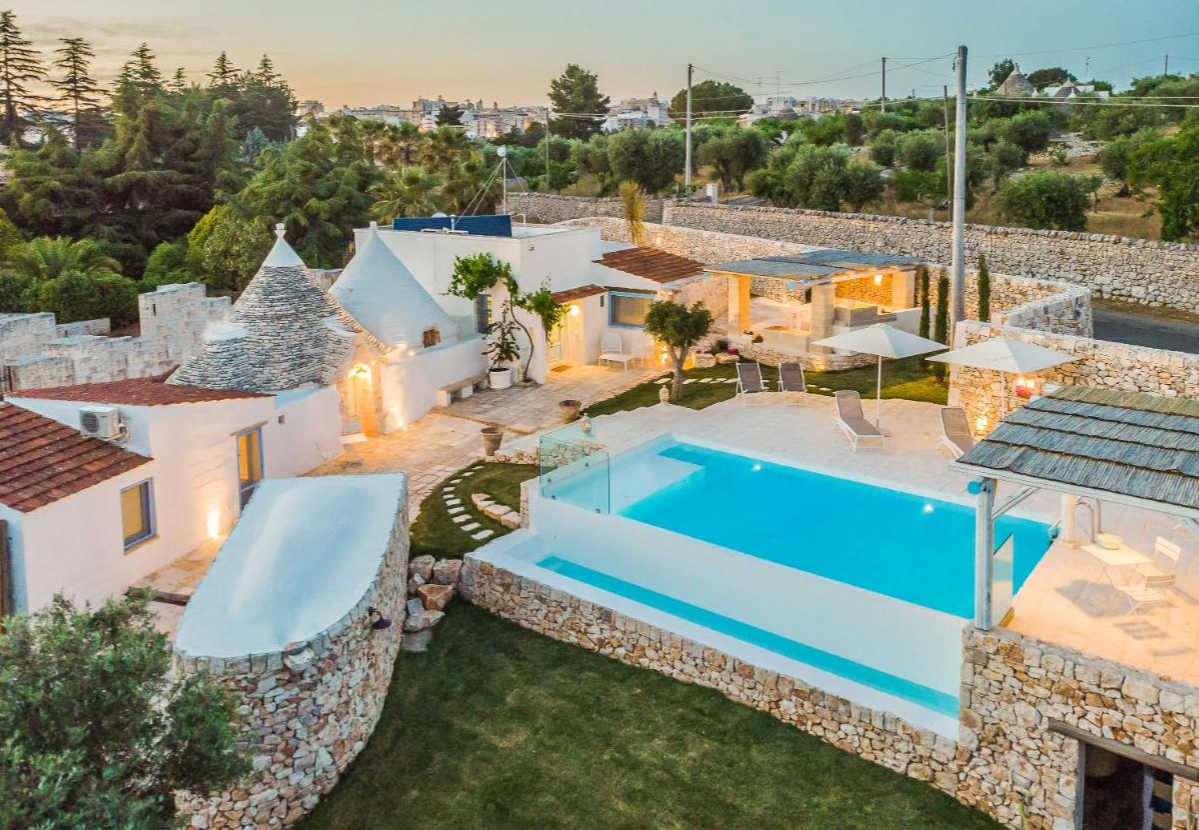 Tuin van Bed and Breakfast Trulli Terra Magica in Puglia