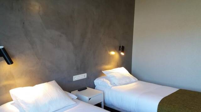 Tweepersoonskamer van Hotel Pension Don Claudio in Bilbao