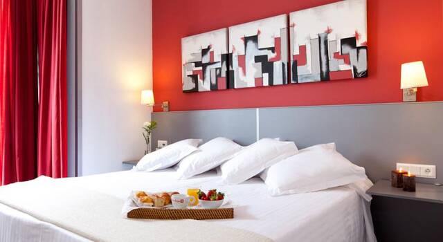 Tweepersoonskamer van Hotel Medicis in Barcelona