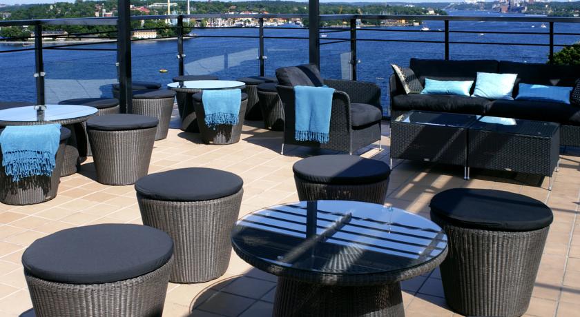 Terras van Hotel Scandic Sjöfartshotellet Stockholm