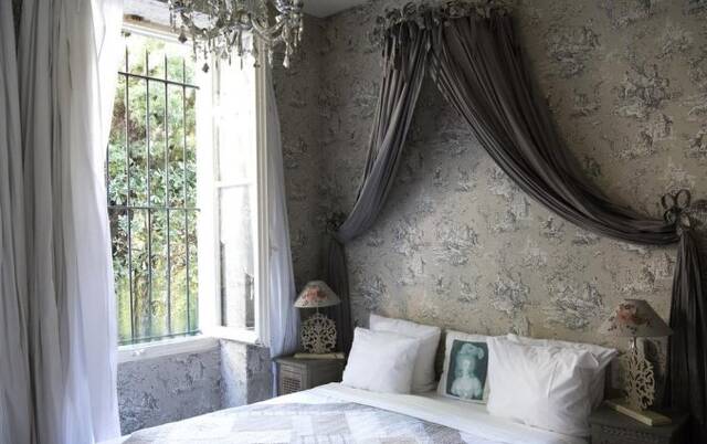 Tweepersoonskamer van Hotel Villa Rivoli Nice