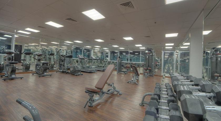 Fitnessruimte van Hotel Orchid Vue in Dubai