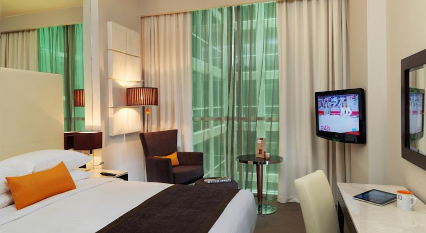 Tweepersoonskamer van Hotel Centro Basrha in Dubai