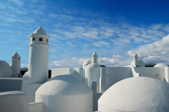 Gebouw van Appartementen Tabaiba Center op Lanzarote