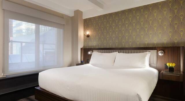 Kamer van Hotel Edison in New York