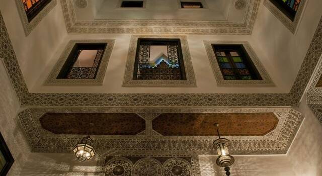Binnenplaats van Riad Dar Guennoun Fez