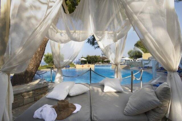 Lounge van hotel Elea Village in Chalkidiki