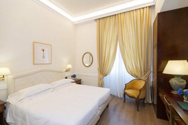 Tweepersoonskamer van Hotel Kraft in Florence