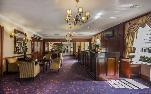 Receptie en lounge van Hotel Cassidys in Dublin
