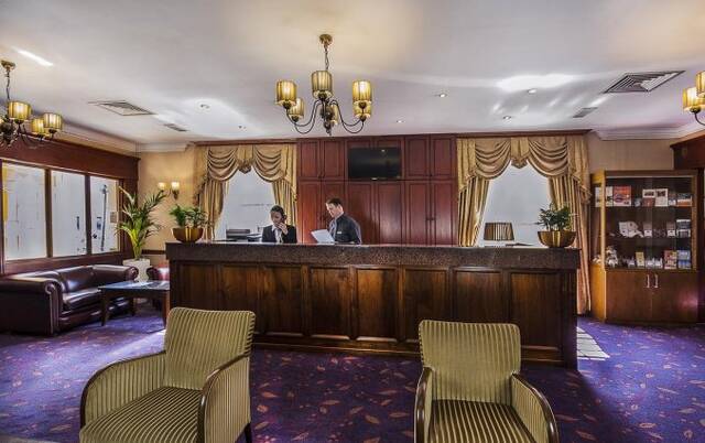 Receptie van Hotel Cassidys in Dublin