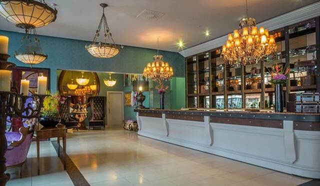 Receptie van Hotel Trinity City in Dublin