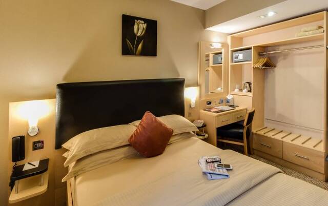 Tweepersoonskamer van Hotel Academy Plaza in Dublin